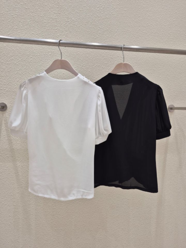 火Ⅱ-화투-T東大門㊣代購女裝新品25春夏人氣休閑襯衫蕾絲衫火Ⅱ襯衫/蕾絲衫