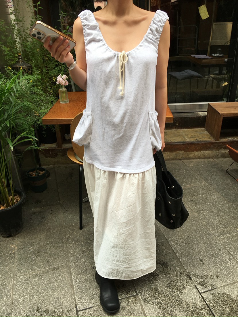 AWESOMESAUCE東大門㊣實拍女裝新品時尚25春夏熱賣人氣連衣裙AWESOME SAUCE連衣裙
