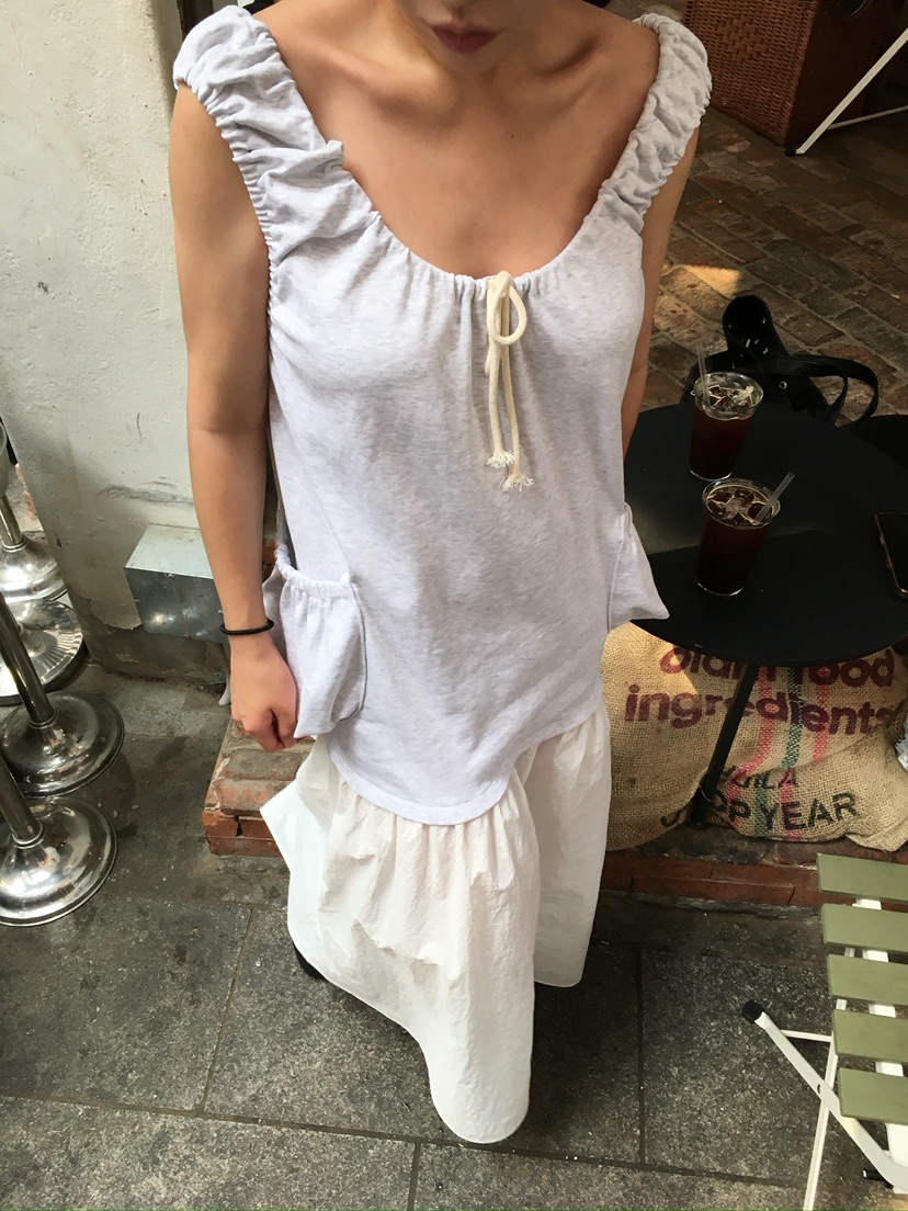 AWESOMESAUCE東大門㊣實拍女裝新品時尚25春夏熱賣人氣連衣裙AWESOME SAUCE連衣裙