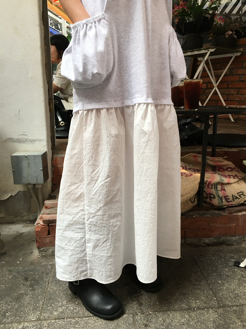 AWESOMESAUCE東大門㊣實拍女裝新品時尚25春夏熱賣人氣連衣裙AWESOME SAUCE連衣裙