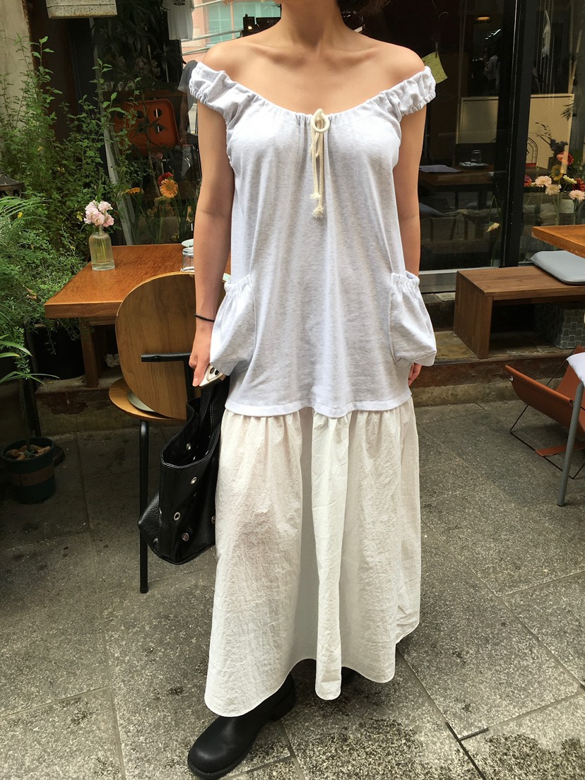 AWESOMESAUCE東大門㊣實拍女裝新品時尚25春夏熱賣人氣連衣裙AWESOME SAUCE連衣裙