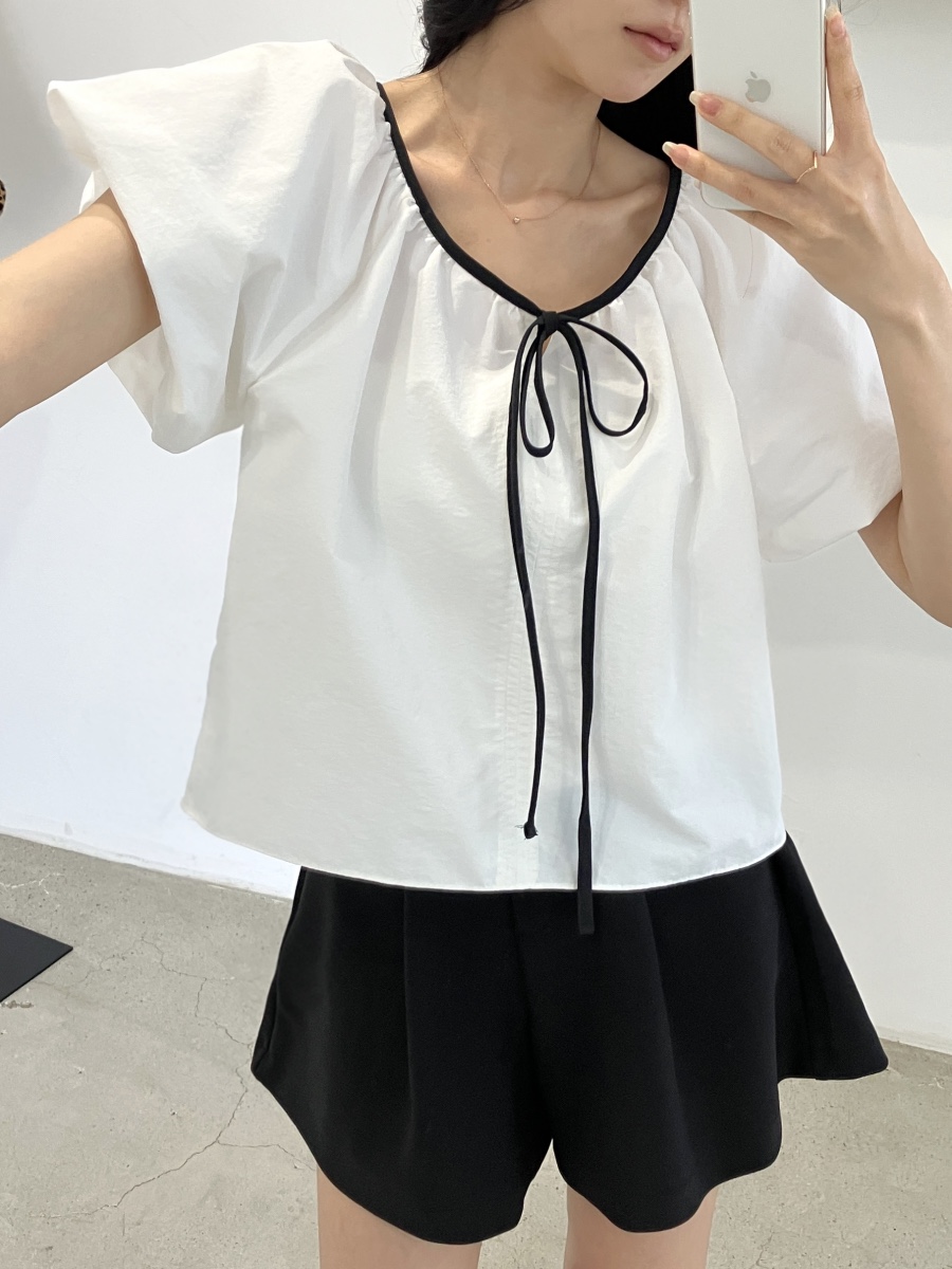 CLASSY-O東大門㊣代購女士新款熱賣時尚推薦襯衫蕾絲衫蝴蝶結CLASSY-O襯衫/蕾絲衫