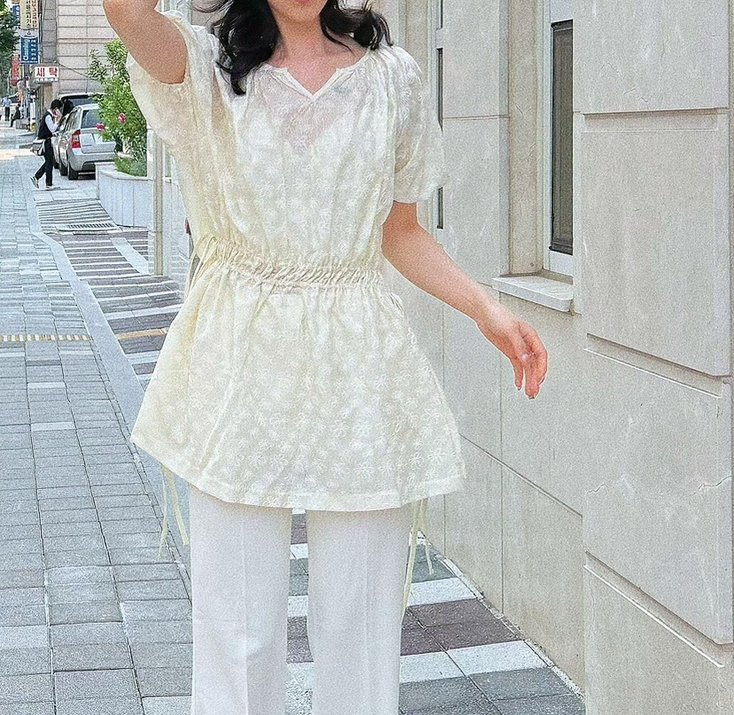 PARSLEY東大門㊣代購女士新品25春夏職業休閑推薦襯衫蕾絲衫Daze襯衫/蕾絲衫