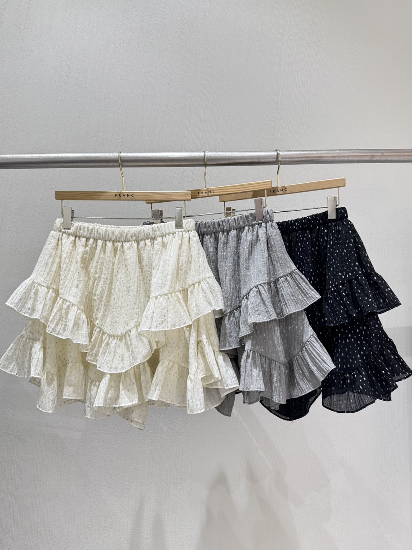 FRANC—L東大門㊣實拍女裝新品推薦真品時尚25春夏熱賣短裙FRANC短裙
