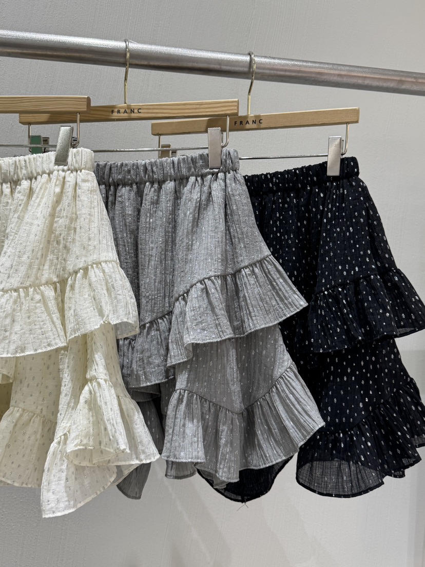 FRANC—L東大門㊣實拍女裝新品推薦真品時尚25春夏熱賣短裙FRANC短裙