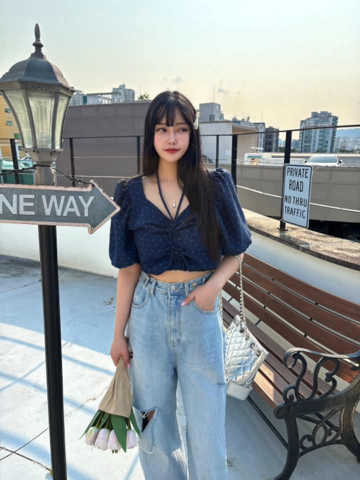 mars韓國直郵㊣女裝新款休閑職業真品25春夏時尚襯衫蕾絲衫mars襯衫/蕾絲衫