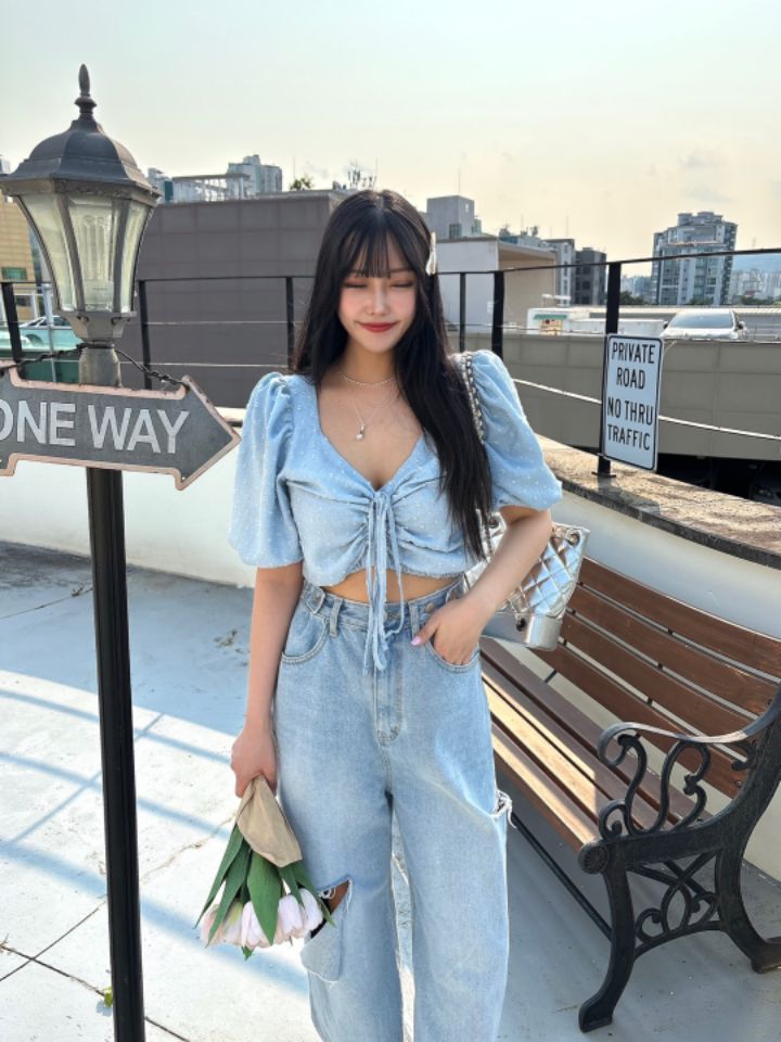 mars韓國直郵㊣女裝新款休閑職業真品25春夏時尚襯衫蕾絲衫mars襯衫/蕾絲衫