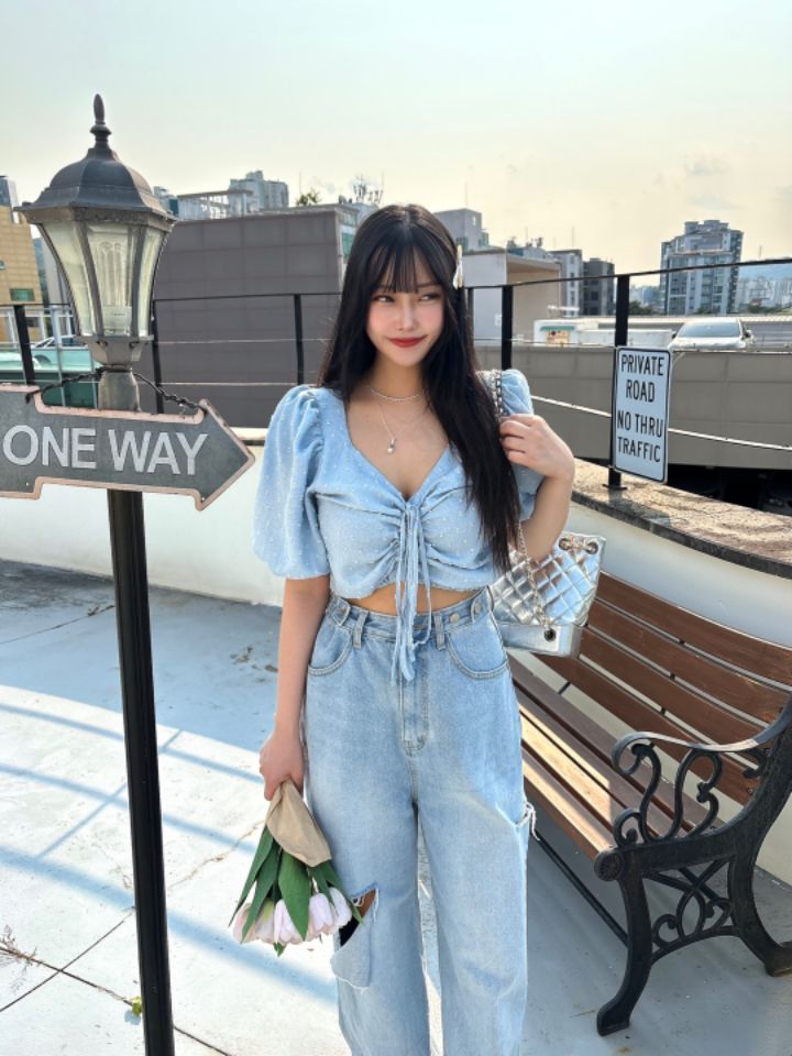 mars韓國直郵㊣女裝新款休閑職業真品25春夏時尚襯衫蕾絲衫mars襯衫/蕾絲衫