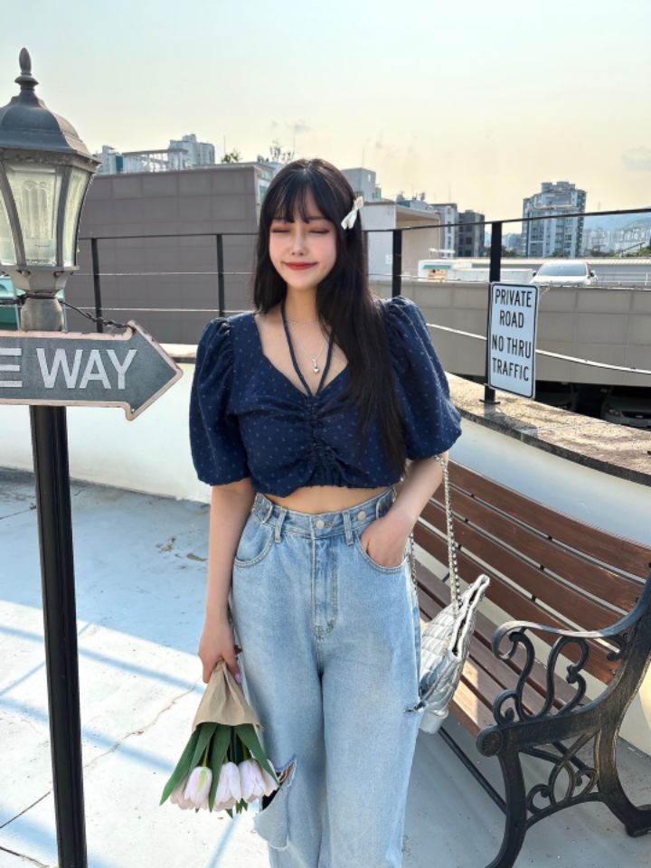 mars韓國直郵㊣女裝新款休閑職業真品25春夏時尚襯衫蕾絲衫mars襯衫/蕾絲衫