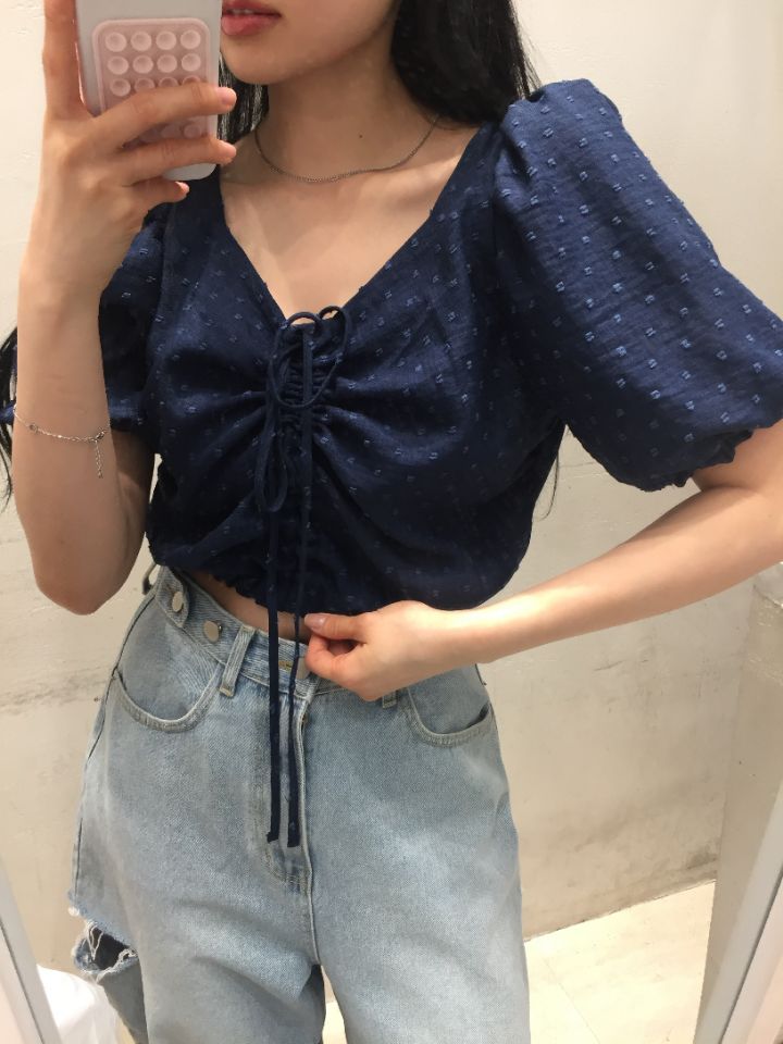mars韓國直郵㊣女裝新款休閑職業真品25春夏時尚襯衫蕾絲衫mars襯衫/蕾絲衫