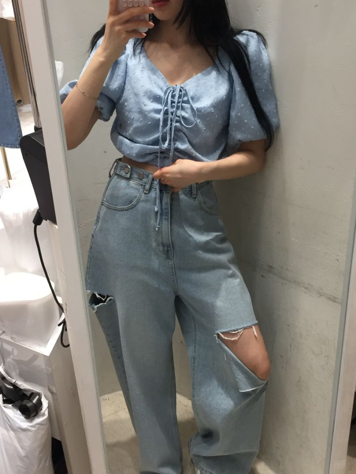 mars韓國直郵㊣女裝新款休閑職業真品25春夏時尚襯衫蕾絲衫mars襯衫/蕾絲衫