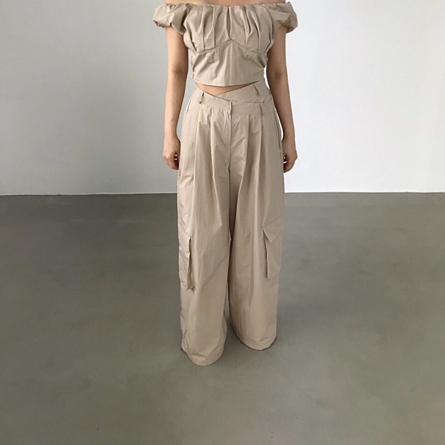 2TWO MOON韓國代購㊣女士新品休閑推薦職業熱賣25春夏休閑褲2TWO MOON休閑褲