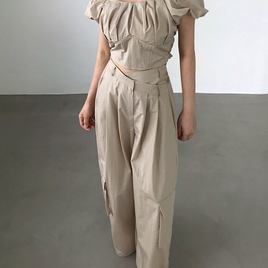 2TWO MOON韓國代購㊣女士新品休閑推薦職業熱賣25春夏休閑褲2TWO MOON休閑褲