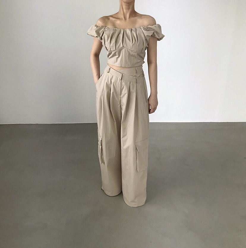 2TWO MOON韓國代購㊣女士新品休閑推薦職業熱賣25春夏休閑褲2TWO MOON休閑褲