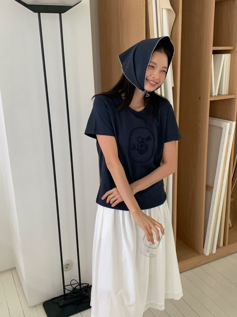 ANOU韓國代購㊣女士新款人氣推薦熱賣真品25春夏休閑時尚T恤ANOUT恤