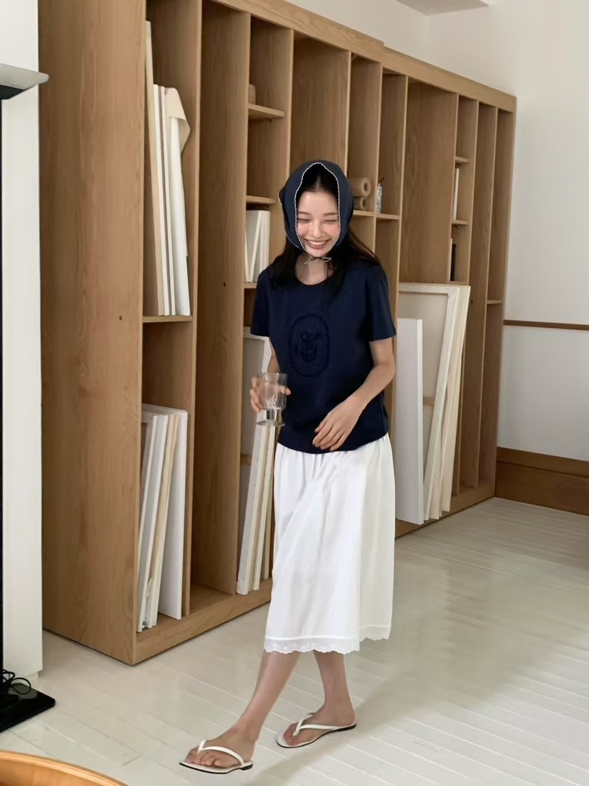 ANOU韓國代購㊣女士新款人氣推薦熱賣真品25春夏休閑時尚T恤ANOUT恤