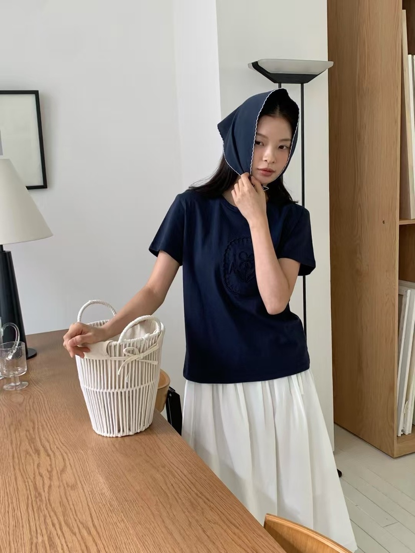ANOU韓國代購㊣女士新款人氣推薦熱賣真品25春夏休閑時尚T恤ANOUT恤