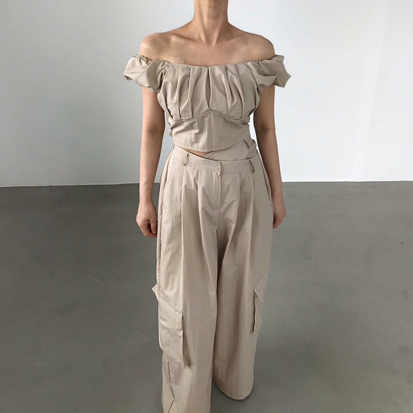 2TWO MOON韓國代購㊣女士新款職業人氣熱賣襯衫蕾絲衫泡泡袖2TWO MOON襯衫/蕾絲衫圖色3