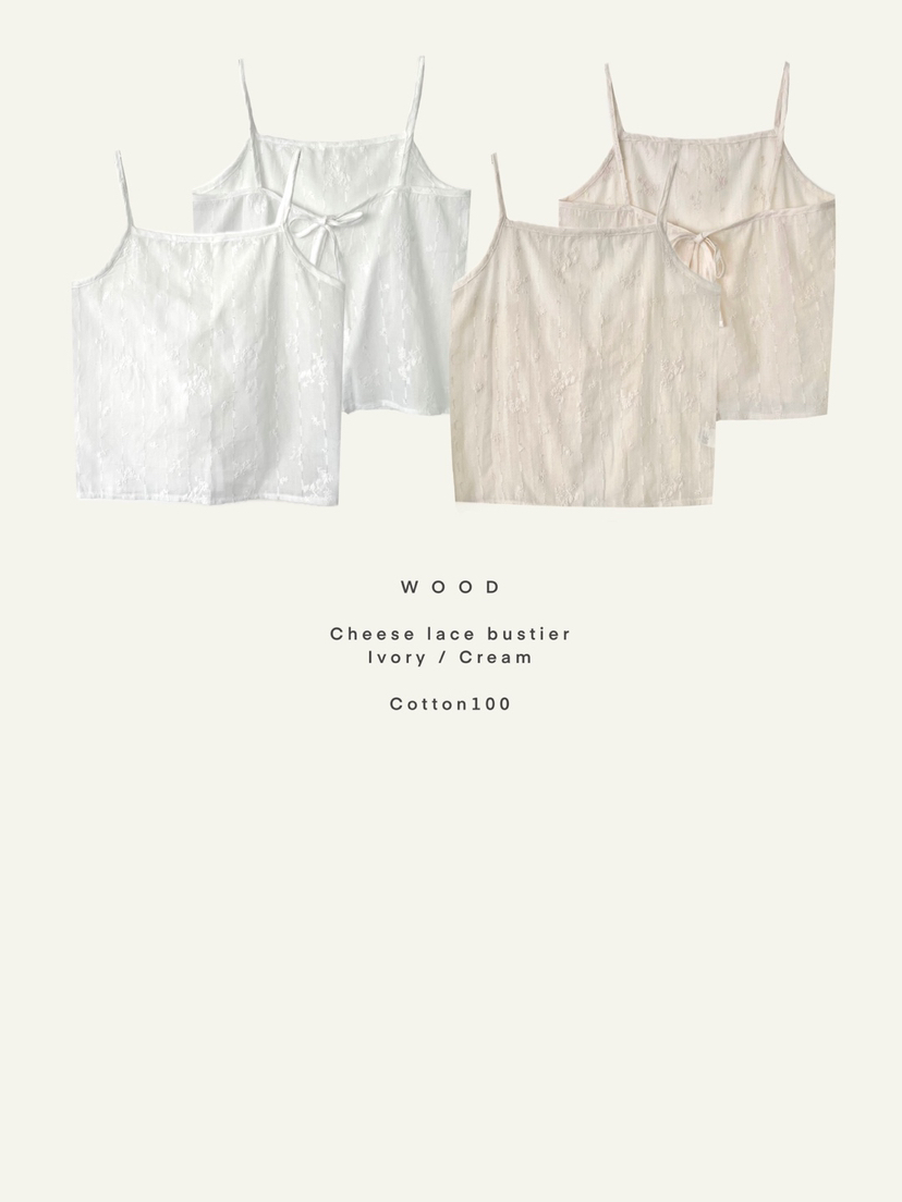 WOOD東大門㊣直郵女裝新品時尚休閑真品25春夏吊帶背心蕾絲緊身WOOD吊帶/背心