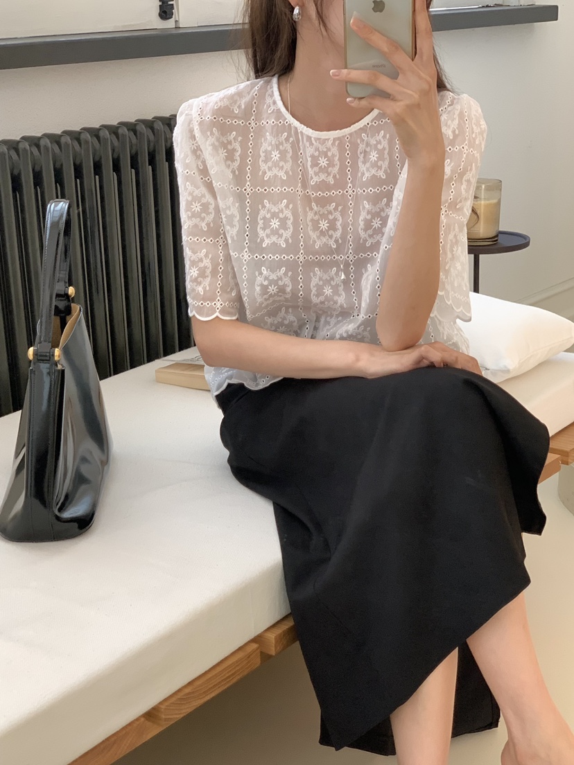 FRILL-T東大門㊣實拍女裝新品人氣熱賣真品休閑襯衫蕾絲衫FRILL-T襯衫/蕾絲衫