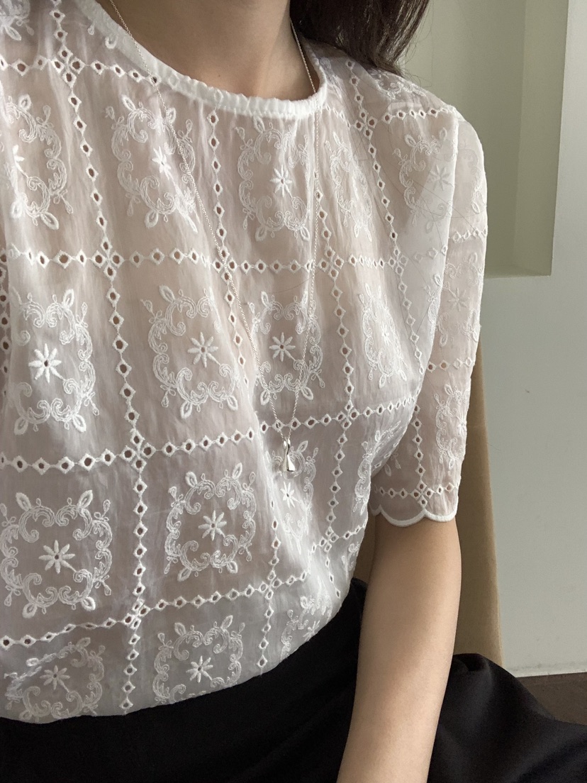 FRILL-T東大門㊣實拍女裝新品人氣熱賣真品休閑襯衫蕾絲衫FRILL-T襯衫/蕾絲衫