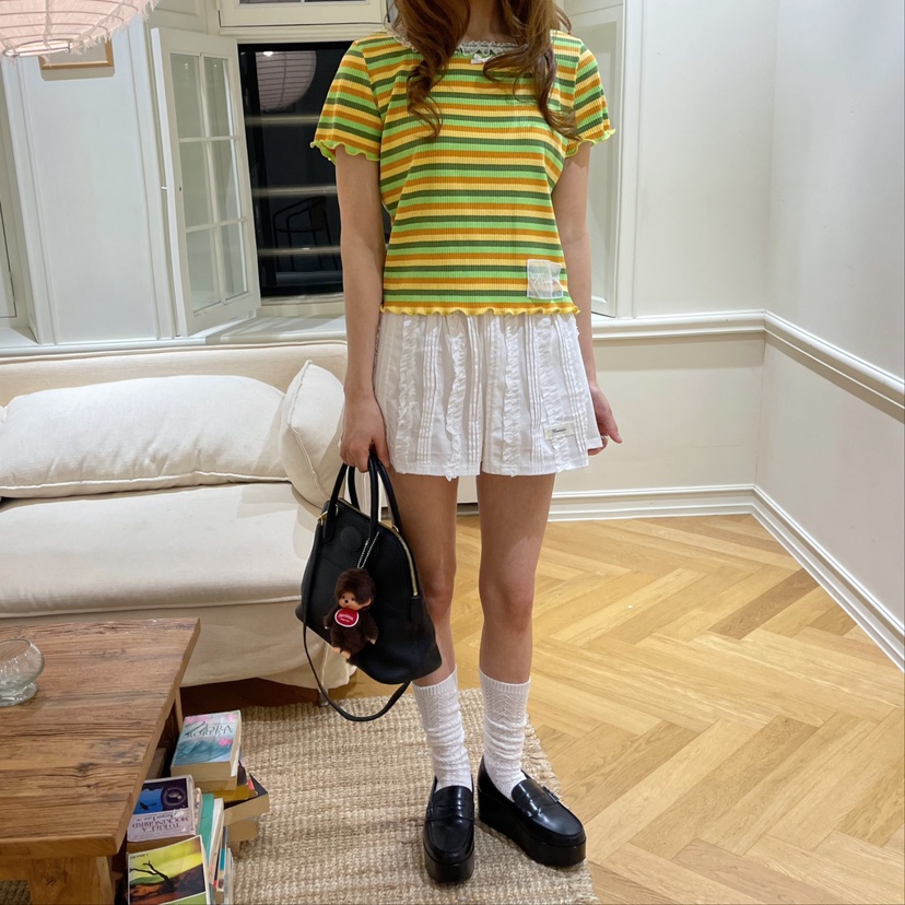 BOUTIQUE-L東大門㊣代購女裝新品職業推薦時尚真品25春夏T恤BOUTIQUE-LT恤