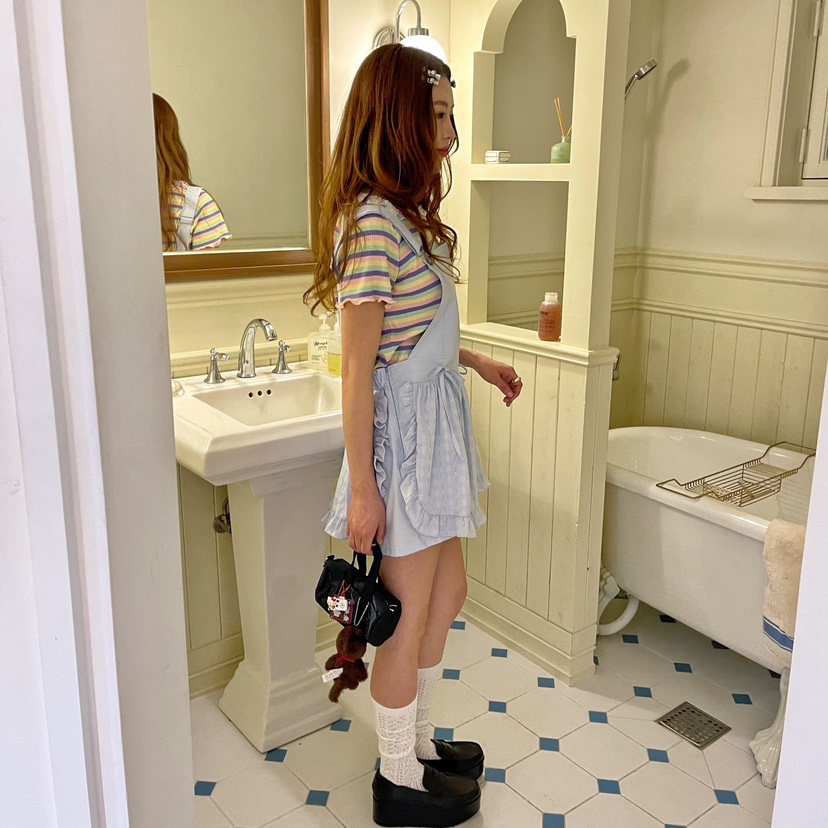 BOUTIQUE-L東大門㊣代購女裝新品職業推薦時尚真品25春夏T恤BOUTIQUE-LT恤