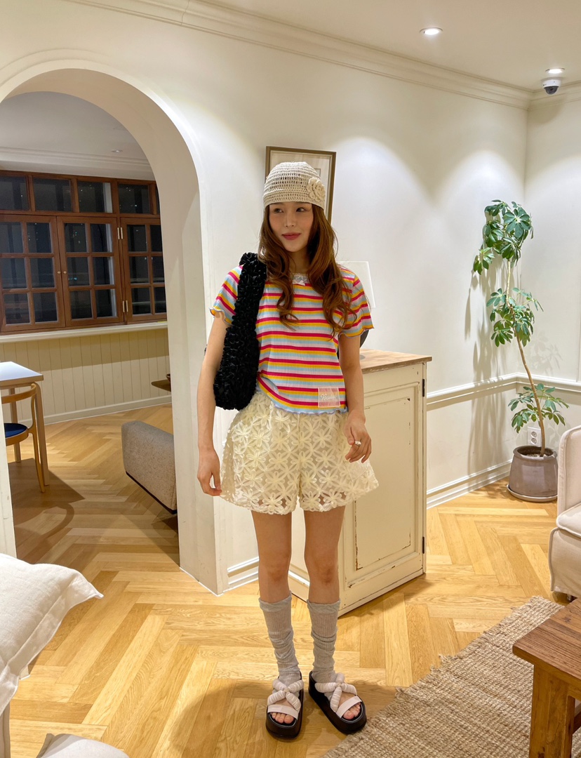BOUTIQUE-L東大門㊣代購女裝新品職業推薦時尚真品25春夏T恤BOUTIQUE-LT恤