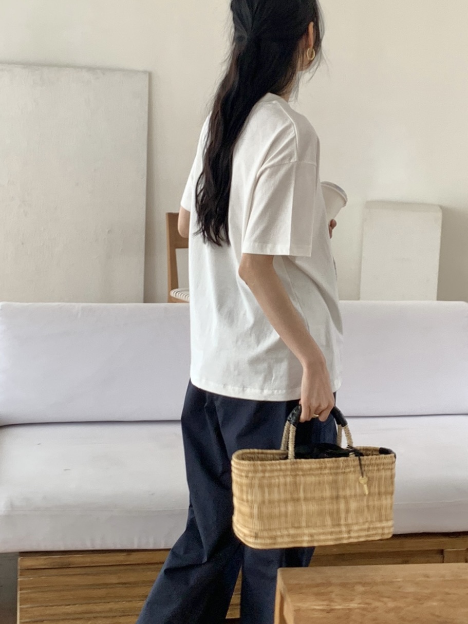 WOOD東大門㊣直郵女士新款職業推薦休閑真品25春夏時尚人氣T恤WOODT恤