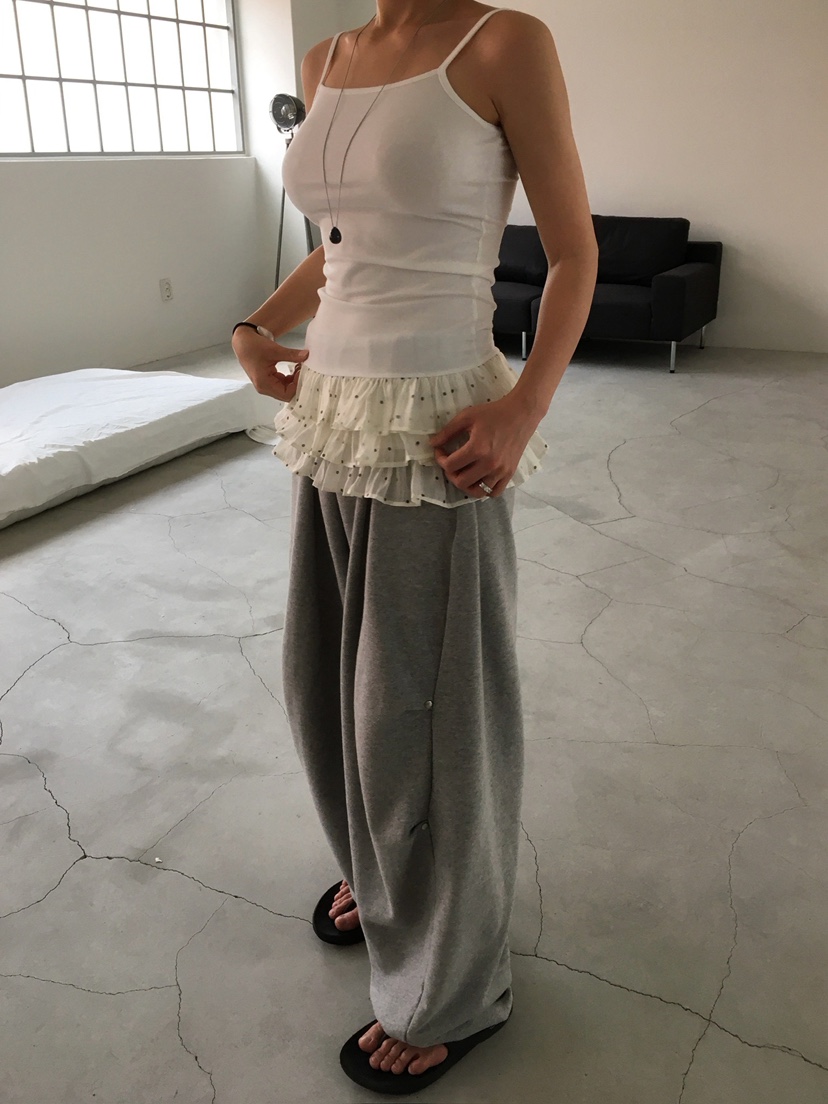 AWESOMESAUCE東大門㊣直郵女裝新款真品熱賣25春夏吊帶背心AWESOME SAUCE吊帶/背心