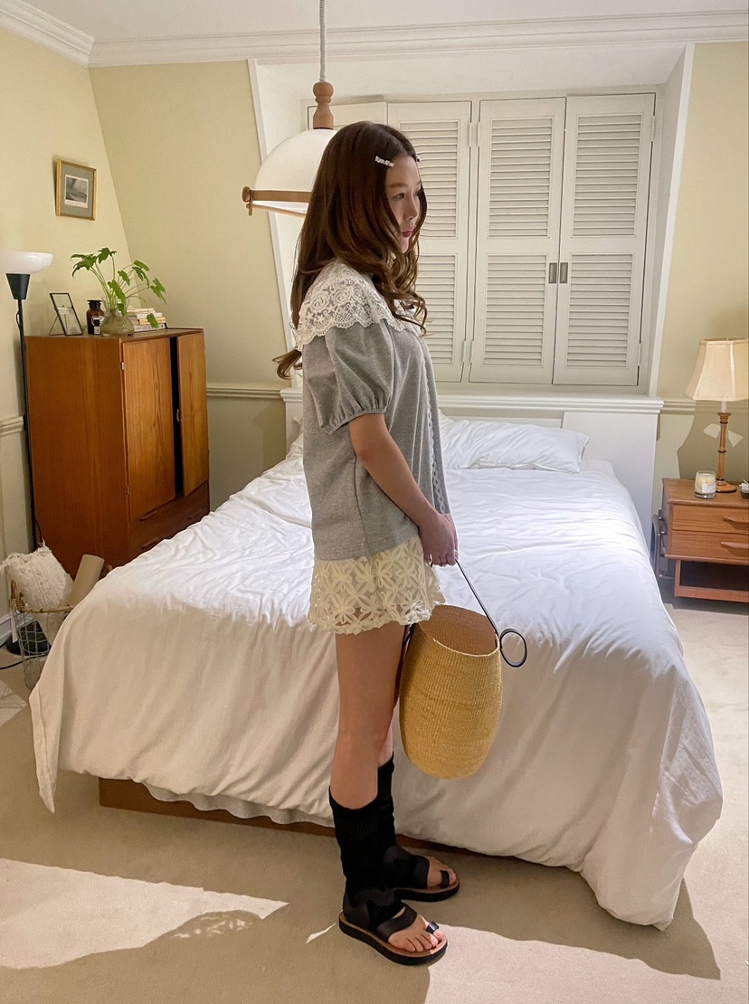 BOUTIQUE-L韓國直郵㊣女裝新品25春夏時尚推薦人氣休閑T恤BOUTIQUE-LT恤