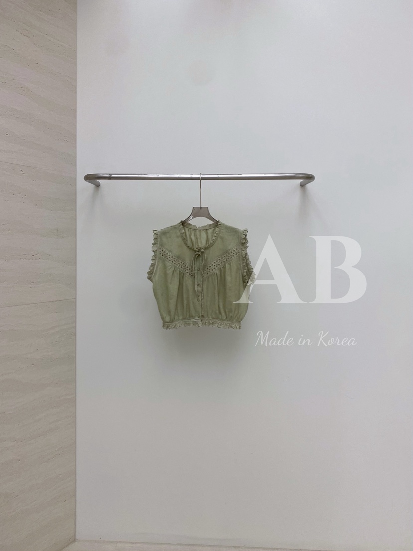 AB韓國直郵㊣女裝新品職業熱賣真品25春夏時尚休閑推薦馬甲AB馬甲圖色2