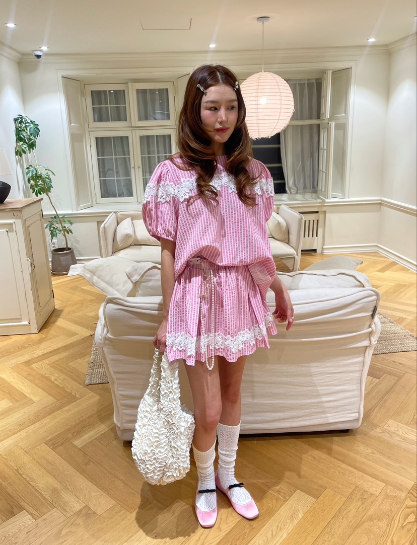 BOUTIQUE-L東大門㊣直郵女裝新款休閑時尚25春夏真品職業短裙BOUTIQUE-L短裙