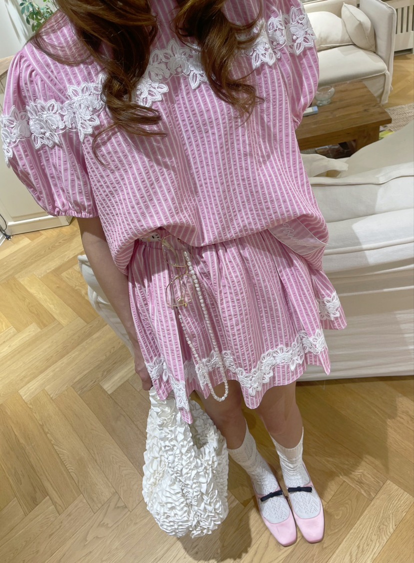 BOUTIQUE-L東大門㊣直郵女裝新款休閑時尚25春夏真品職業短裙BOUTIQUE-L短裙