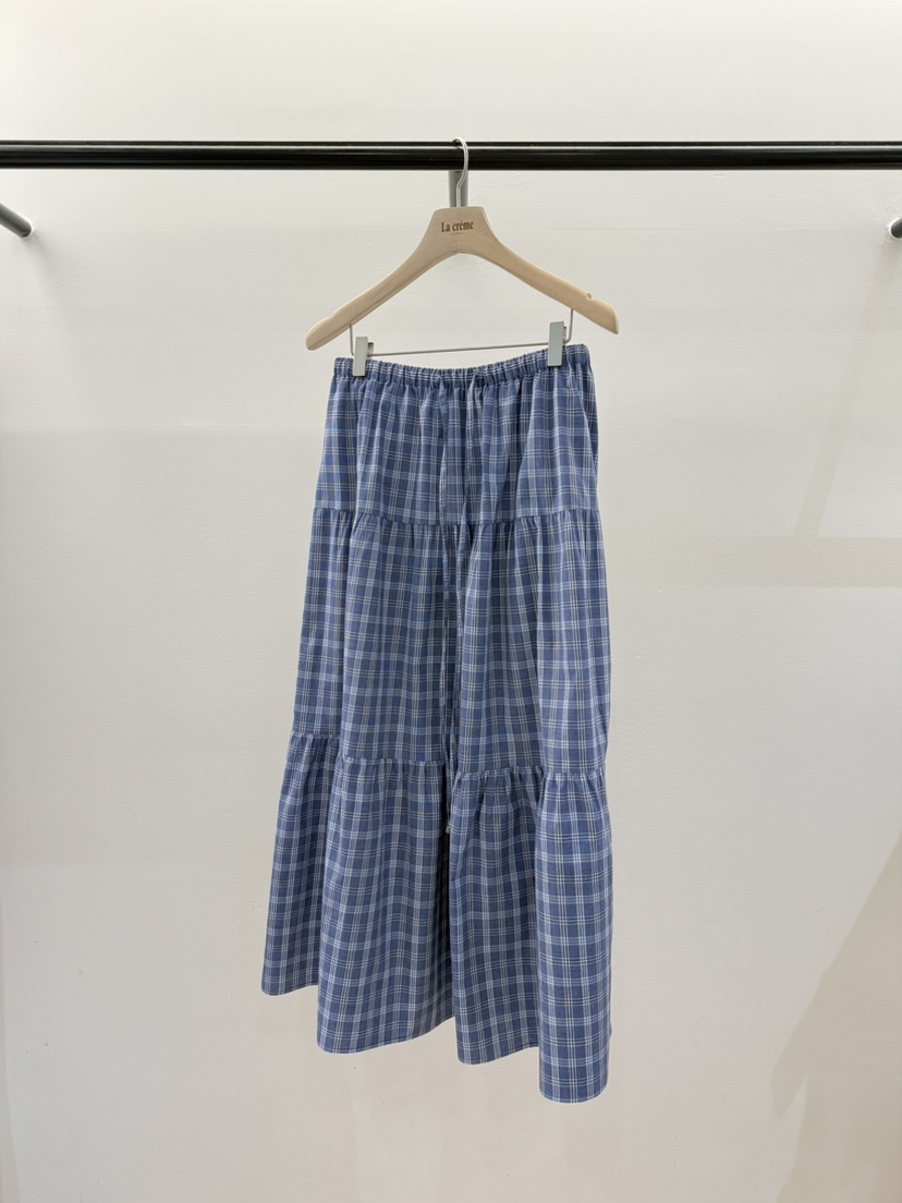 LA CREME東大門㊣實拍女裝新品人氣熱賣休閑25春夏真品長裙LA CREME長裙圖色2