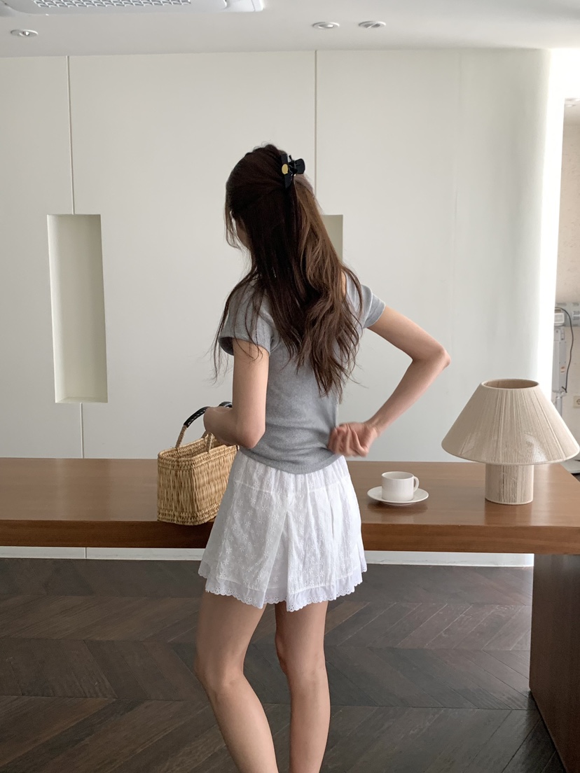 FRILL-T東大門㊣實拍女裝新款時尚職業熱賣人氣真品休閑裙褲FRILL-T裙褲