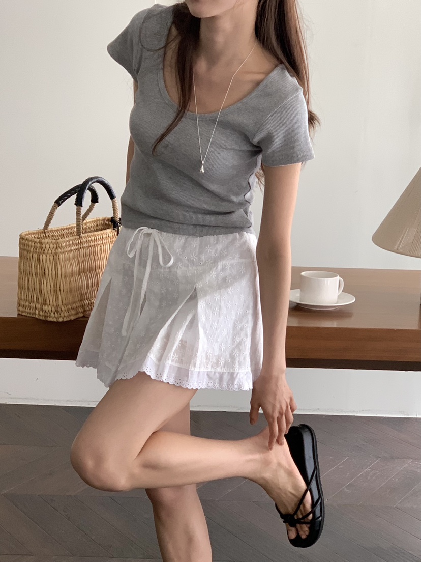 FRILL-T東大門㊣實拍女裝新款時尚職業熱賣人氣真品休閑裙褲FRILL-T裙褲