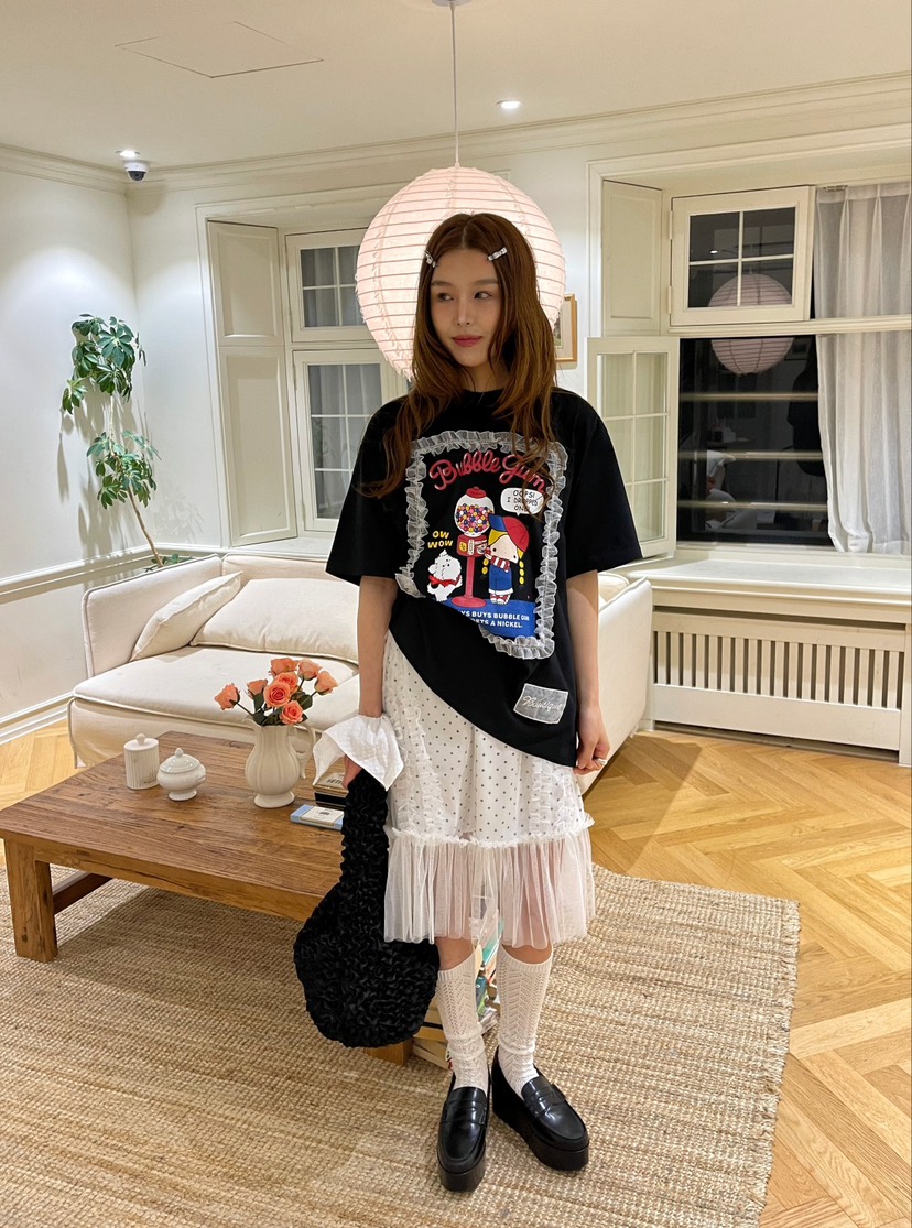 BOUTIQUE-L韓國直郵㊣女士新品休閑真品25春夏推薦人氣T恤BOUTIQUE-LT恤