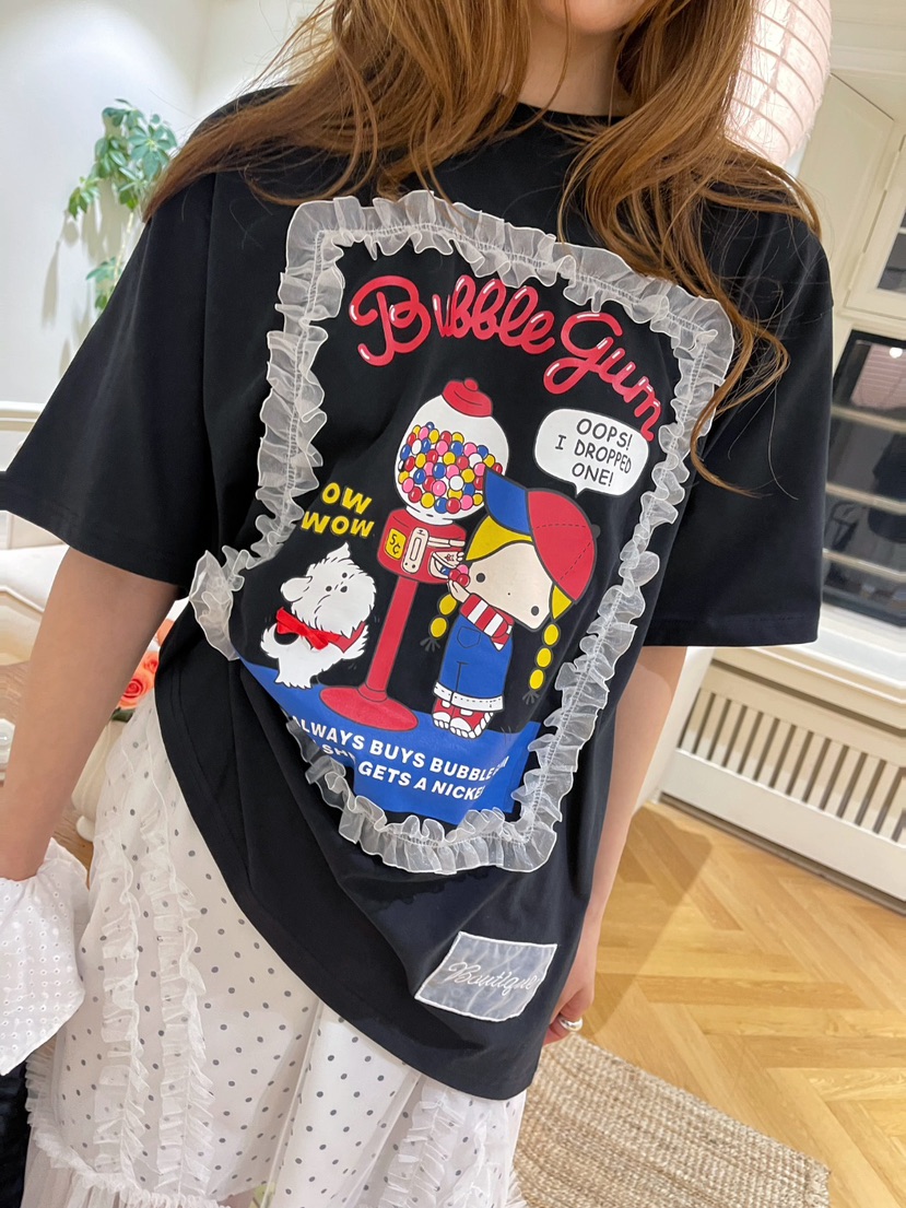 BOUTIQUE-L韓國直郵㊣女士新品休閑真品25春夏推薦人氣T恤BOUTIQUE-LT恤圖色3