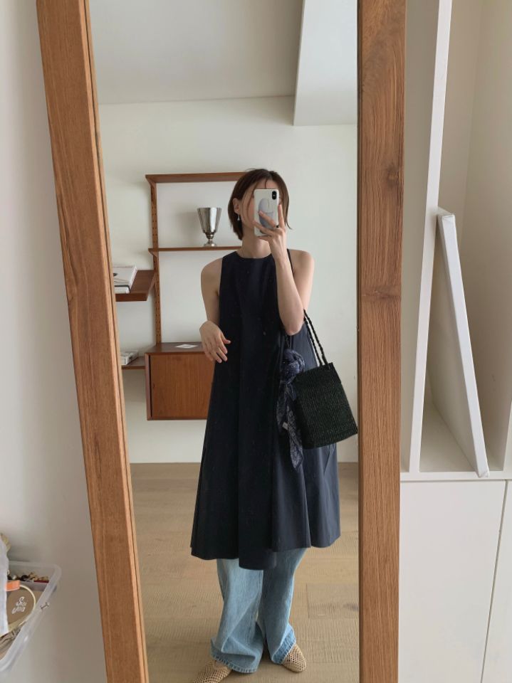 MARE韓國直郵㊣女士新品職業熱賣25春夏人氣時尚連衣裙長款MARE連衣裙