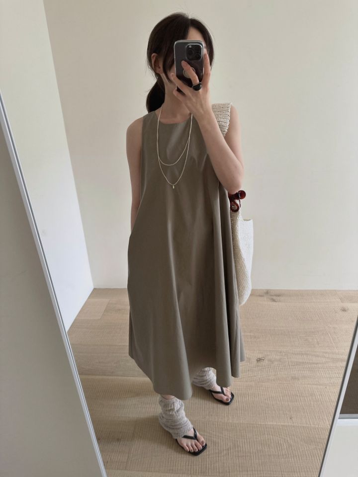 MARE韓國直郵㊣女士新品職業熱賣25春夏人氣時尚連衣裙長款MARE連衣裙圖色3