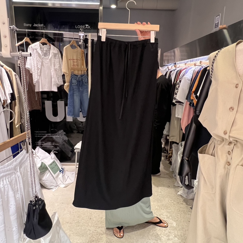 BANY ANCO東大門㊣代購女裝新品25春夏熱賣半身裙中短裙超長BANY ANCO半身裙/中短裙圖色2