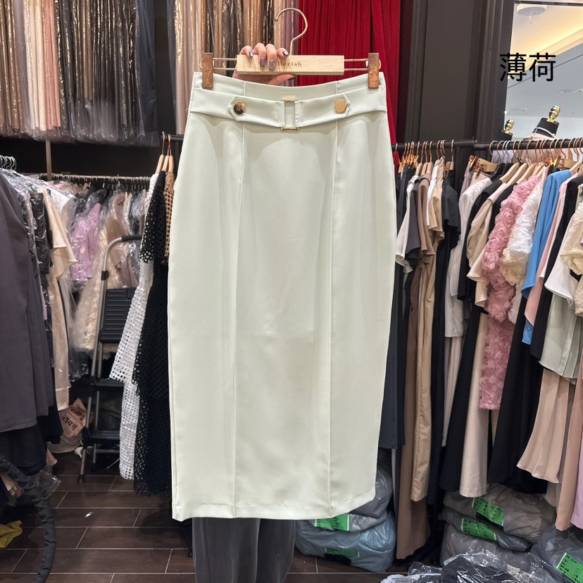 HERISH-HAUTE韓國直郵㊣女士新品真品休閑職業熱賣推薦長裙HERISH-HAUTE長裙圖色2