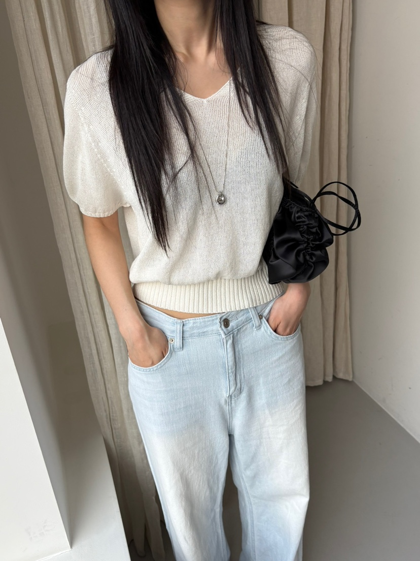 Verbena東大門㊣代購女士新款真品時尚人氣25春夏休閑針織衫Verbena針織衫