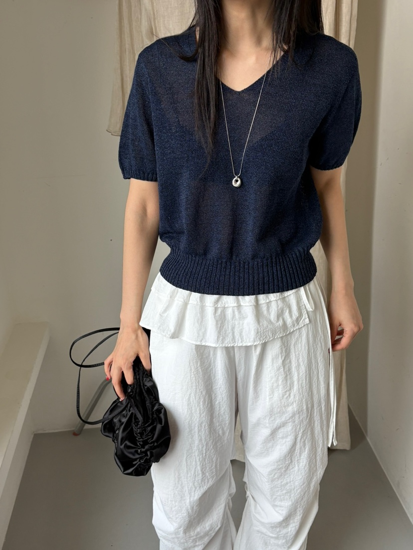 Verbena東大門㊣代購女士新款真品時尚人氣25春夏休閑針織衫Verbena針織衫