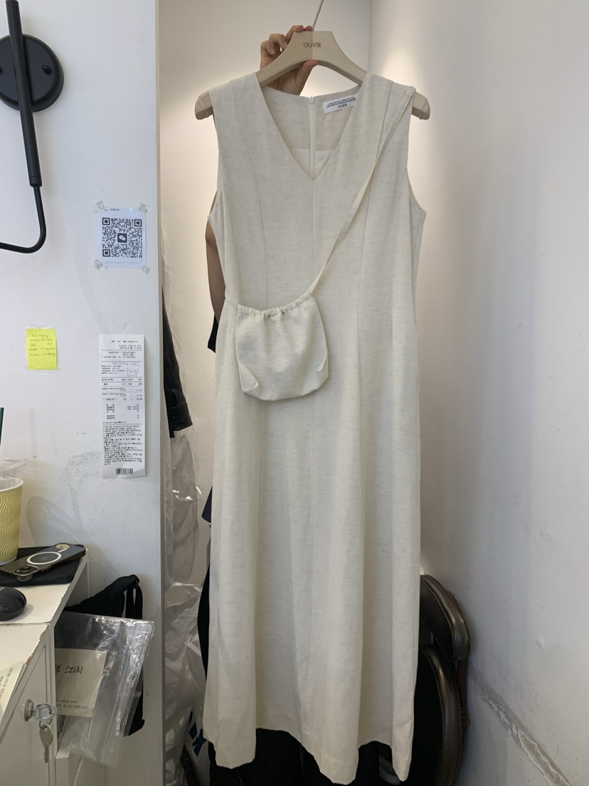 OUVIR東大門㊣直郵女士新品25春夏人氣熱賣職業連衣裙口袋含包O.V.R/OUVIR連衣裙圖色2