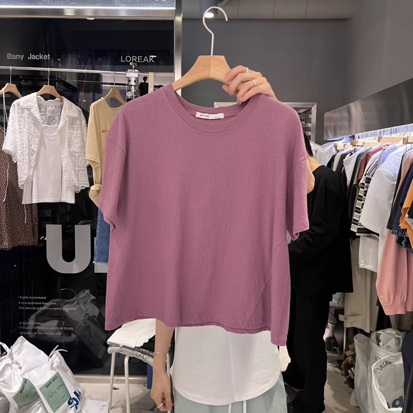 BANY ANCO東大門㊣直郵女裝新品時尚休閑真品熱賣人氣推薦T恤BANY ANCOT恤圖色2