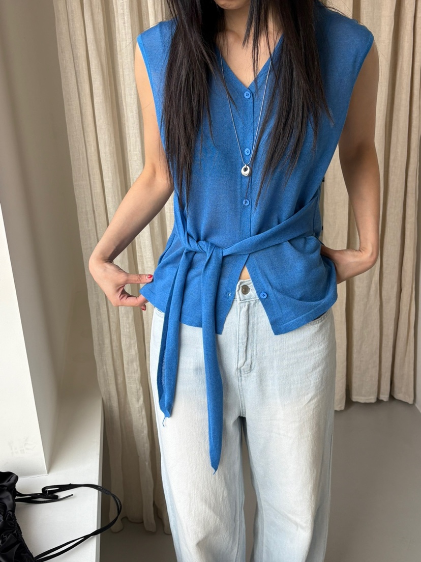 Verbena東大門㊣直郵女士新品休閑時尚人氣熱賣真品馬甲開衫Verbena馬甲