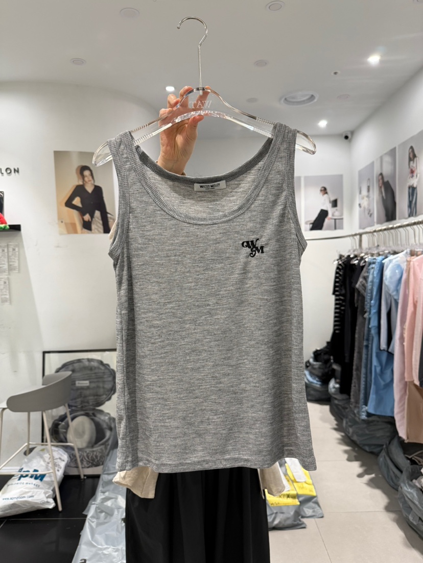 WATERMELON韓國直郵㊣女士新品推薦休閑時尚真品25春夏吊帶背心WATERMELON吊帶/背心圖色2