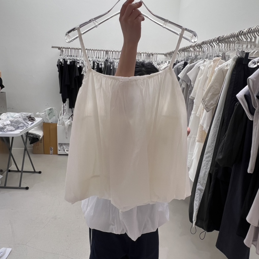 PADO韓國直郵㊣女裝新品推薦人氣休閑真品時尚吊帶背心褶皺PADO吊帶/背心圖色4